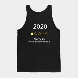 2020 Very Bad, Would Not Recommend Meme Tank Top